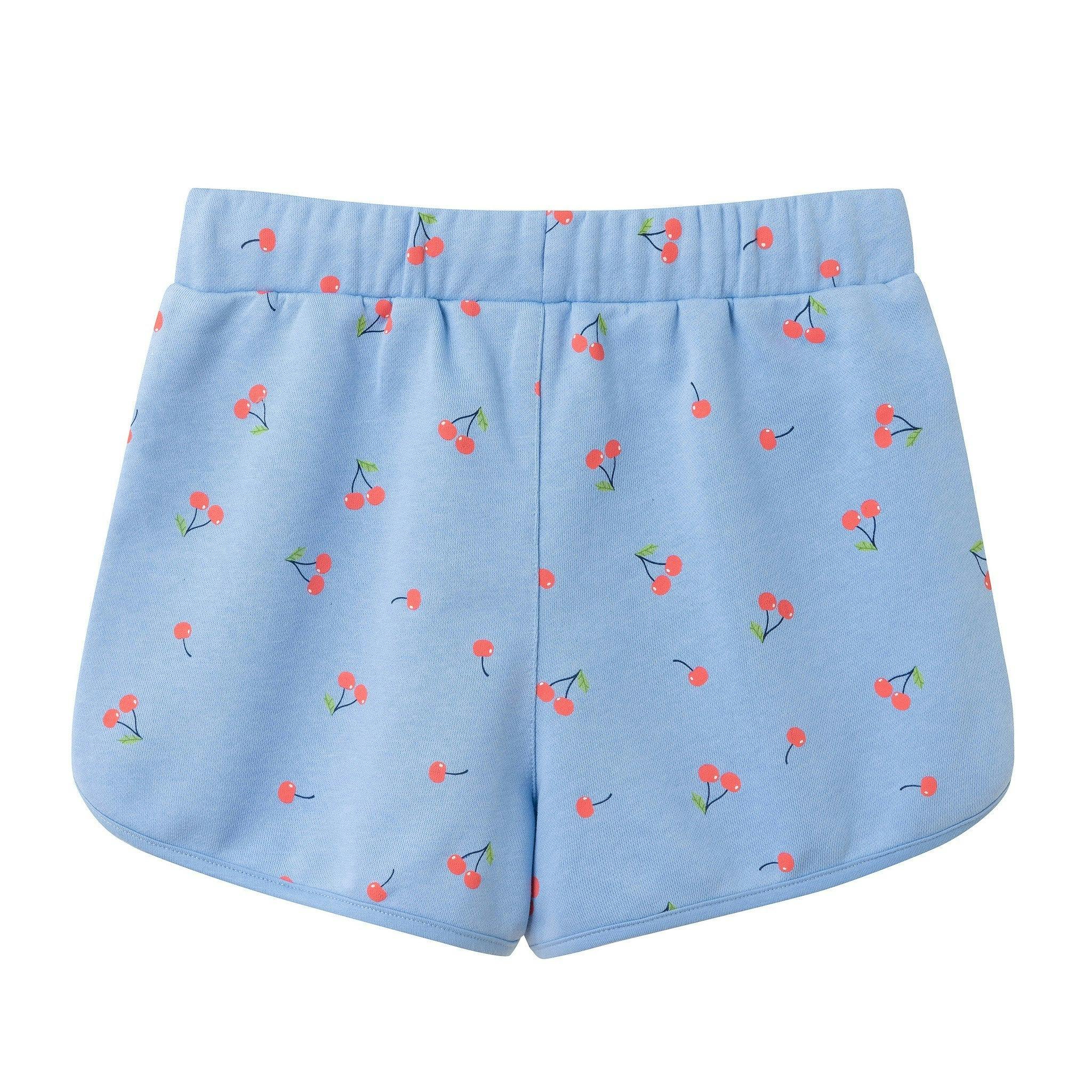 Tween Girls Crewneck Sweatshirt & Short Set | Cherry Print