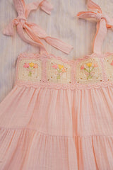 Crochet Dress in Petal Bouquet