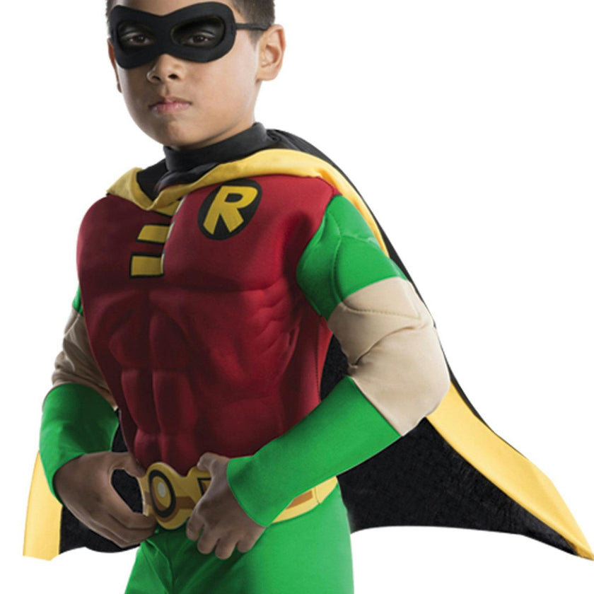 Teen Titans DC Comics Robin Muscle Chest Deluxe Toddler/Child Costume