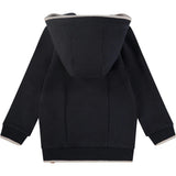Navy Hooded Zip Sweatshirt