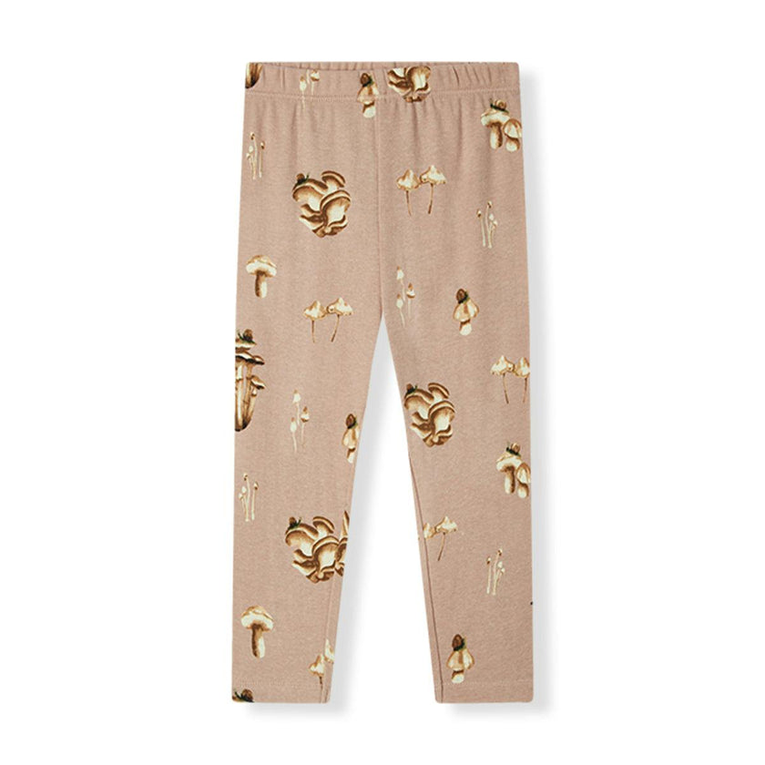 Mushroom Organic Cotton Dress and Legging Set