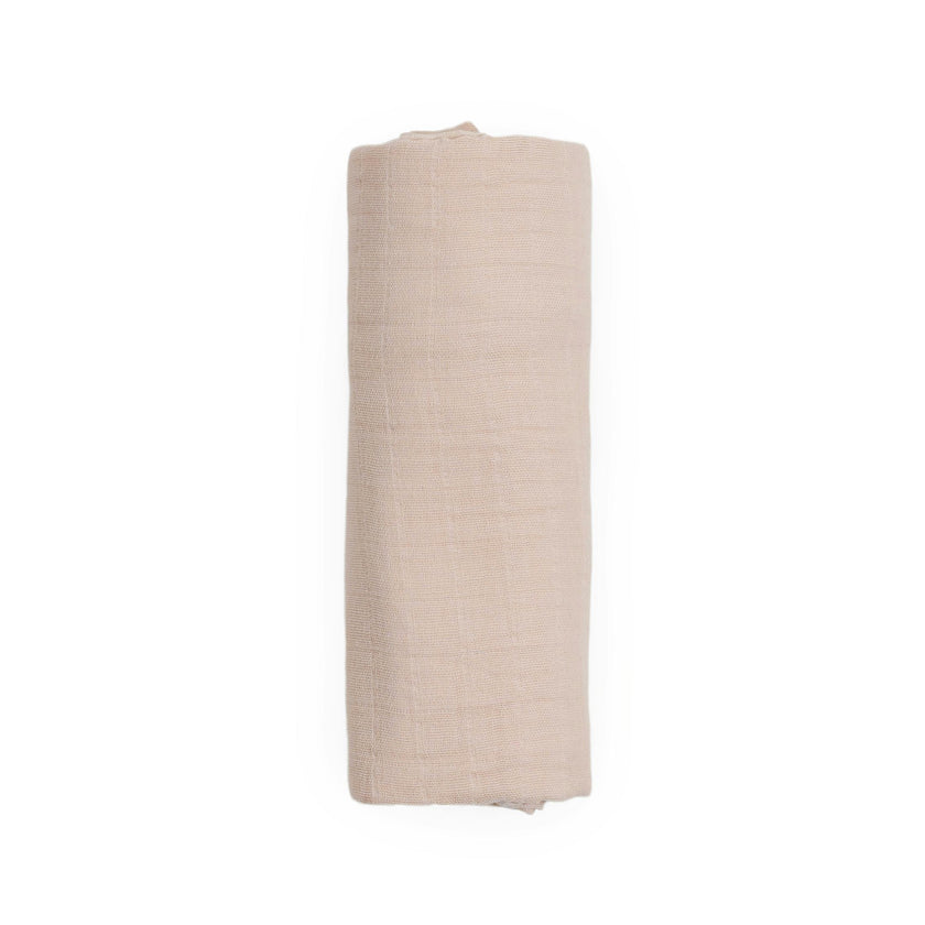 Organic Cotton Muslin Swaddle Blanket - Rosie