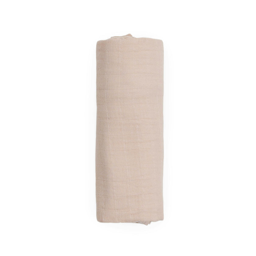 Organic Cotton Muslin Swaddle Blanket - Rosie