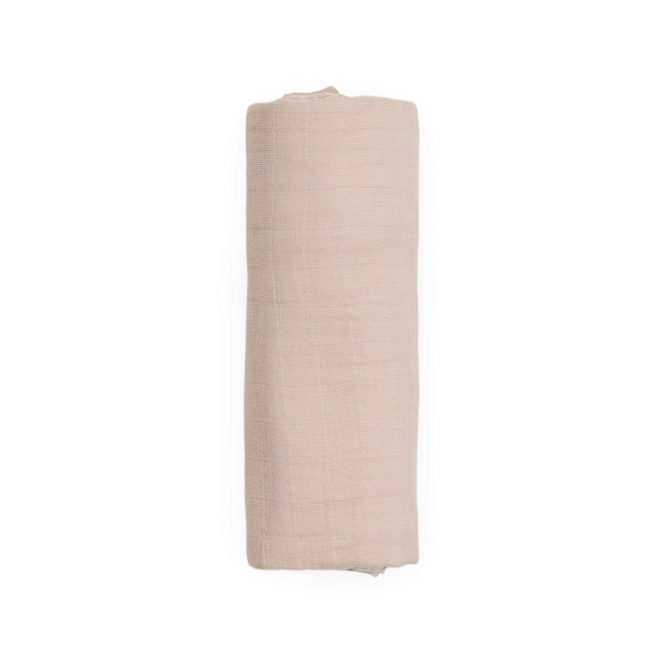 Organic Cotton Muslin Swaddle Blanket - Rosie