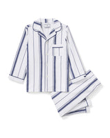 Kid's Twill Pajama Set in Parlor Stripe