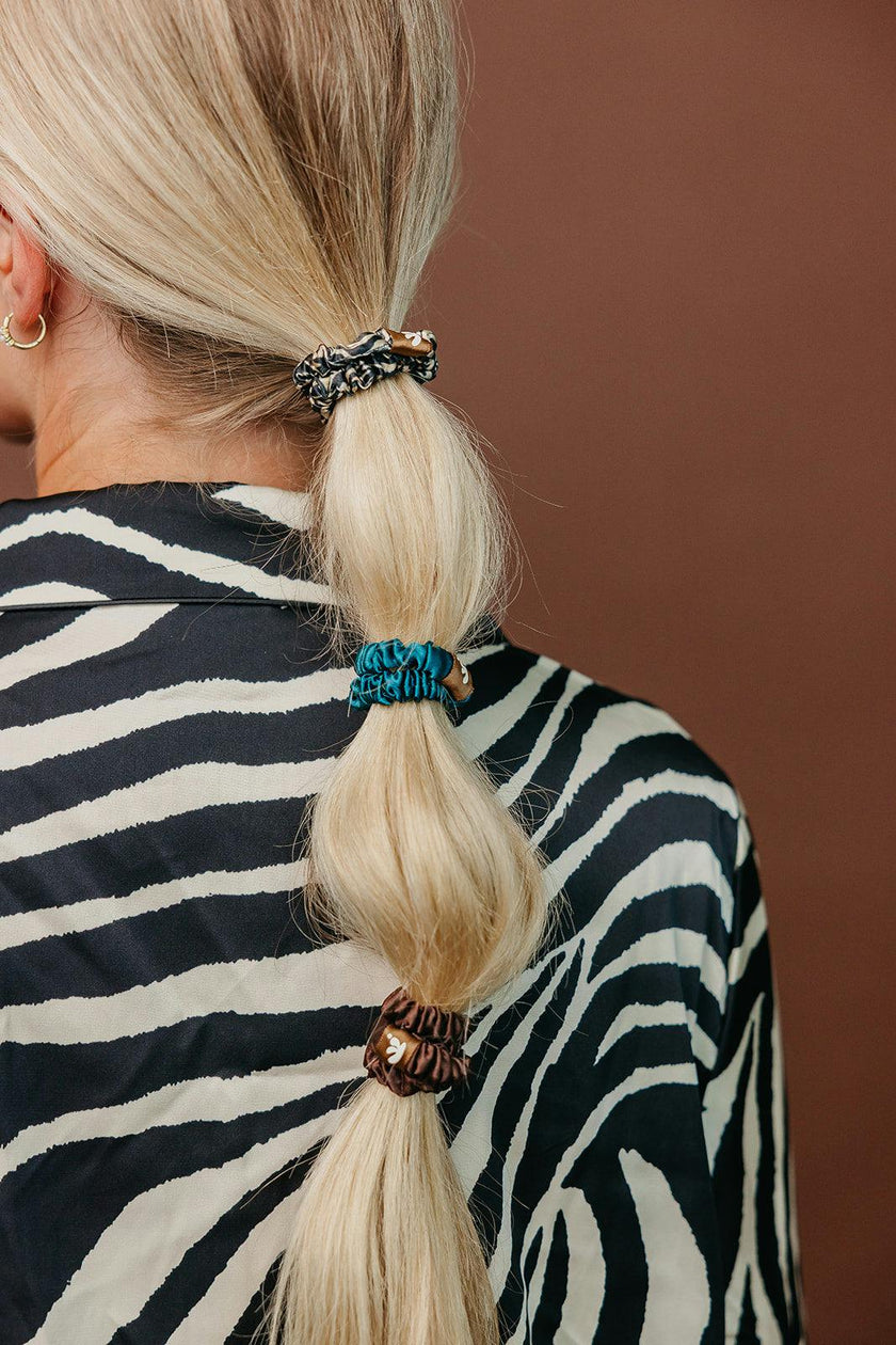 SKINNY SATIN SLEEP SCRUNCHIE SET