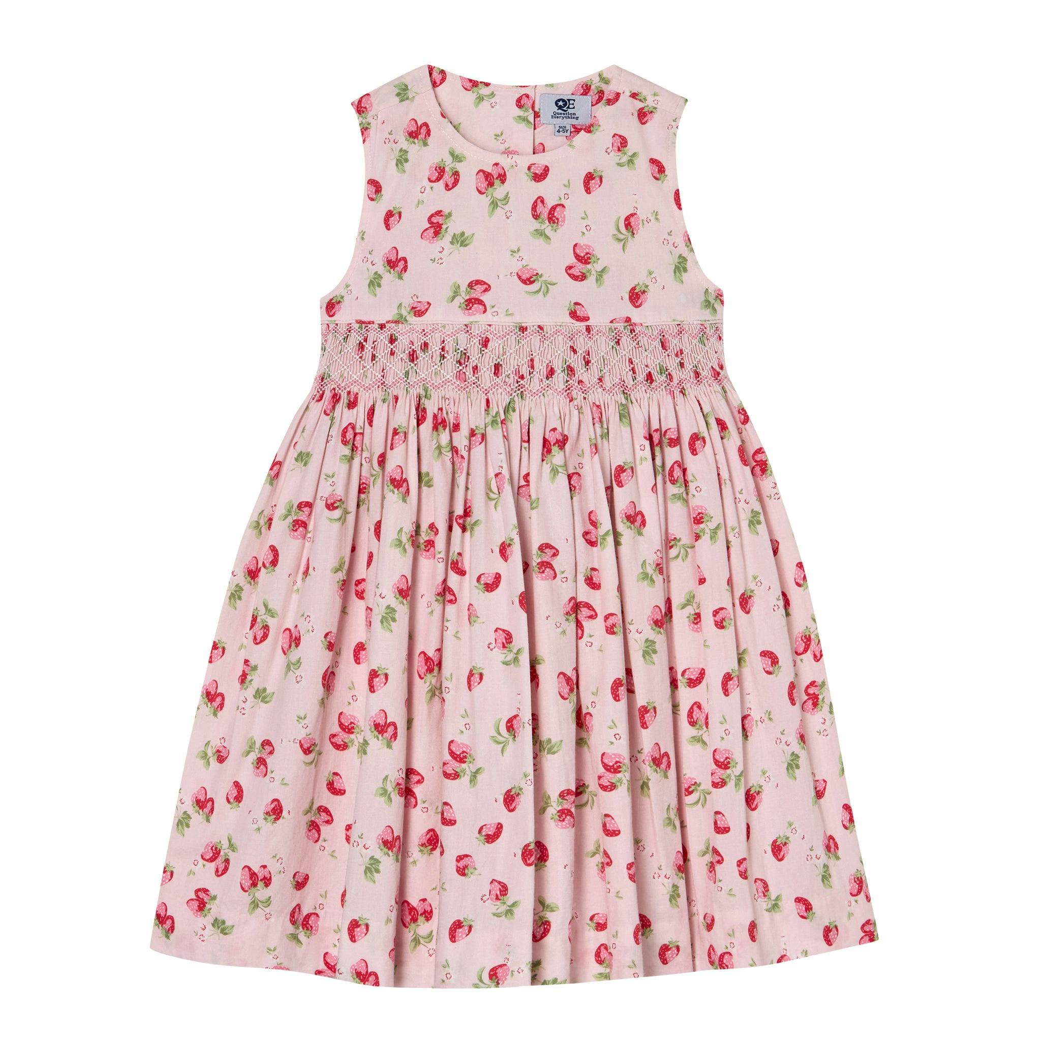 Hand-Smocked Girls Dress - Fayla