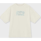 Relaxed Organic Cotton T-Shirt With SOW Print
