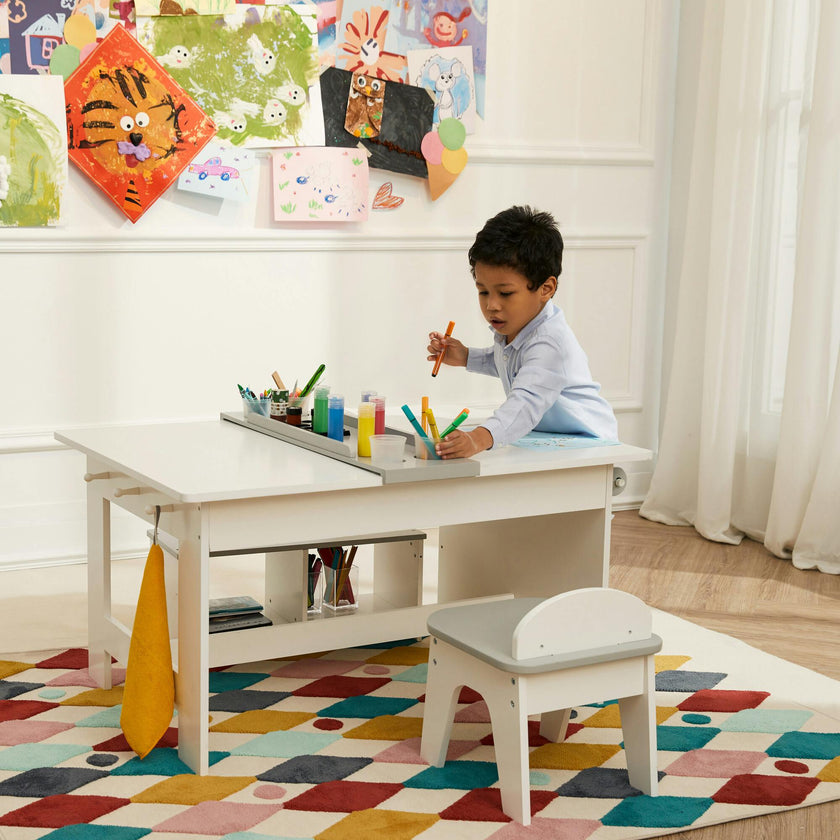 Fantasy Fields By Teamson Kids - Little Artist Monet Play Art Table Kids Furniture