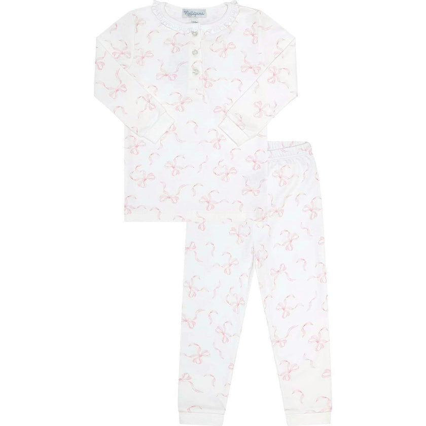 Charming Bows Print Pajamas