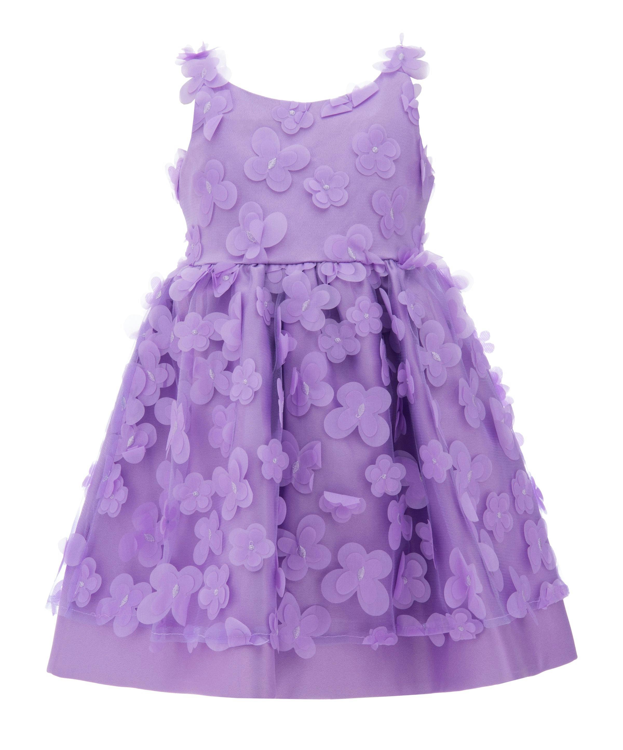 Purple Lago Floral Dress