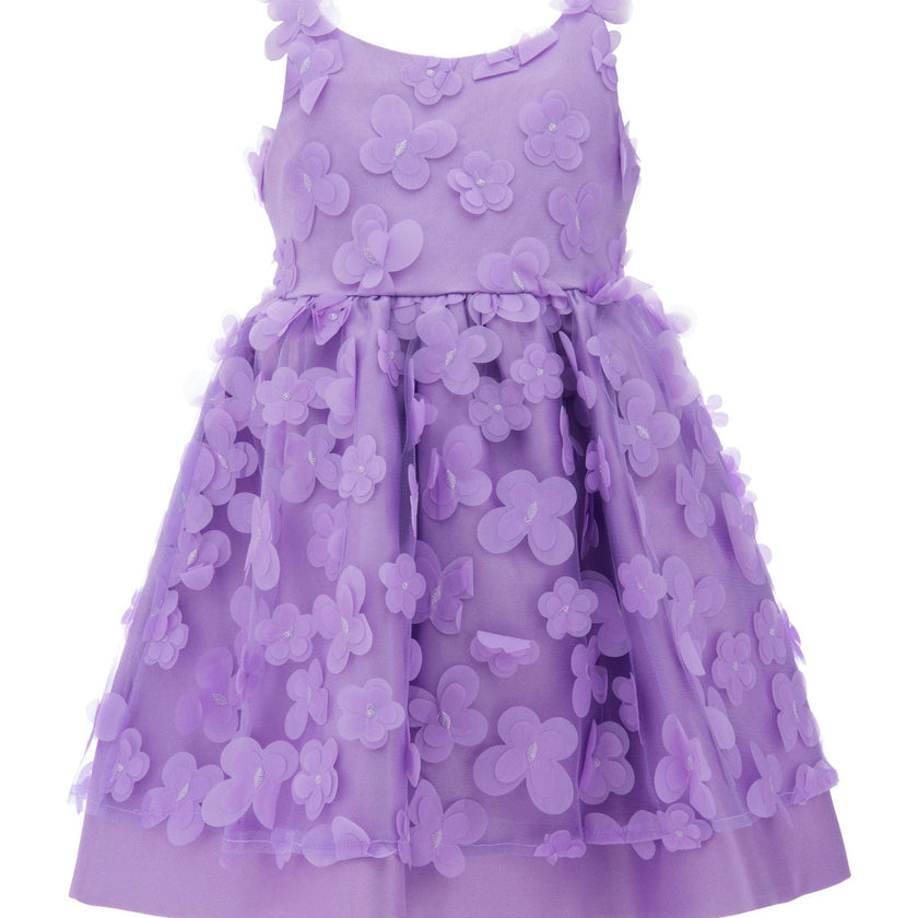 Purple Lago Floral Dress
