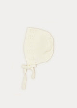 Openwork Bonnet In Cream (S-L)