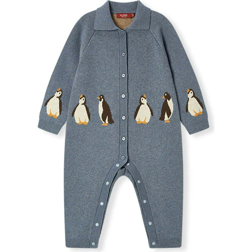 Family Knitted Collar Jumpsuit