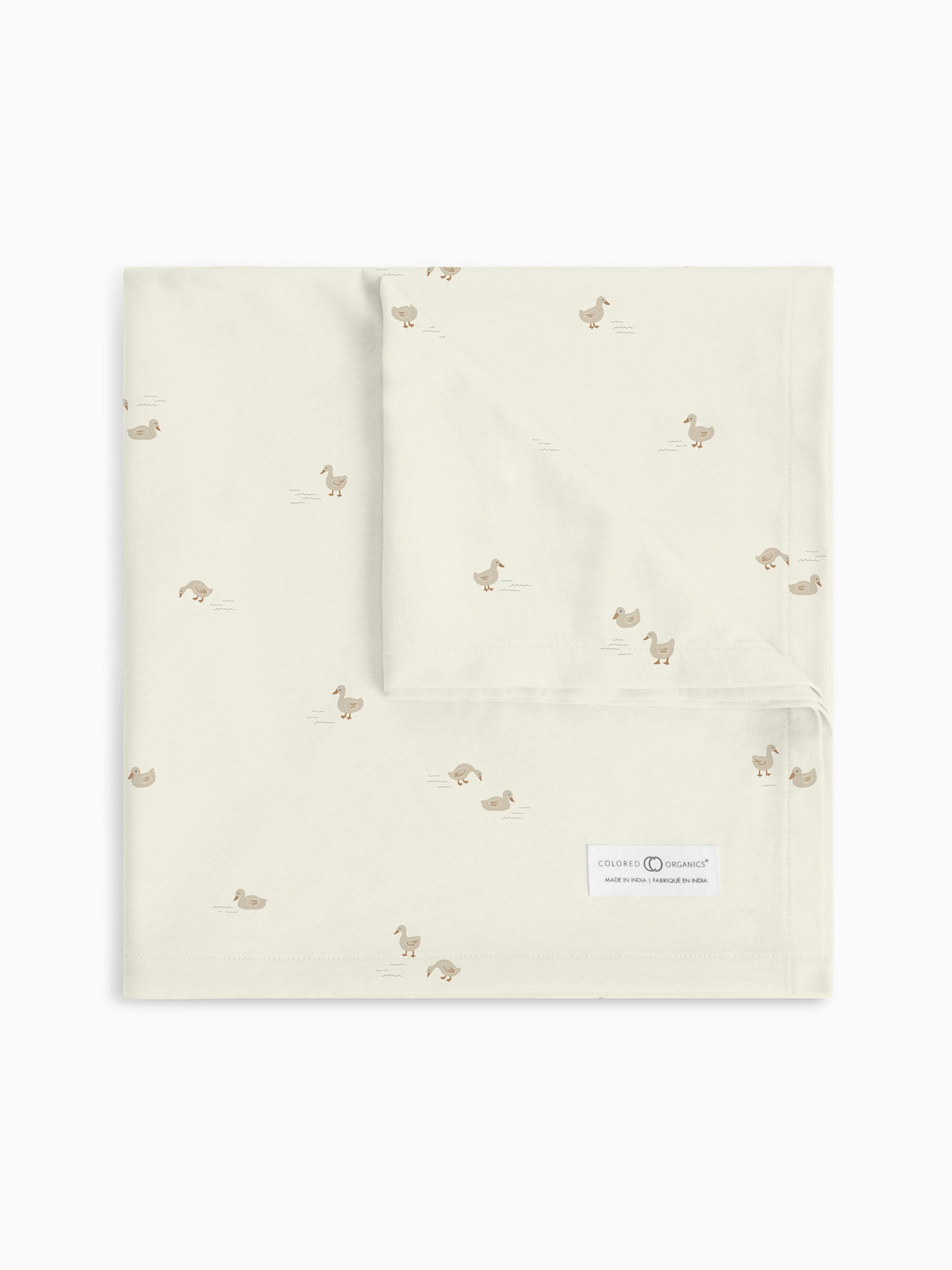 Swaddle Blanket | Duck / Oat + Chai