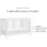 Swell 4-in-1 Convertible Crib with Toddler Bed Conversion Kit