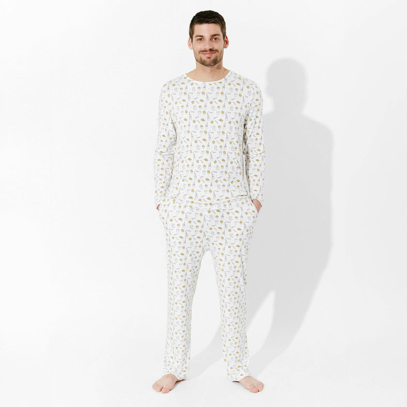 Milk & Cookies Bamboo Men's Pajama Set