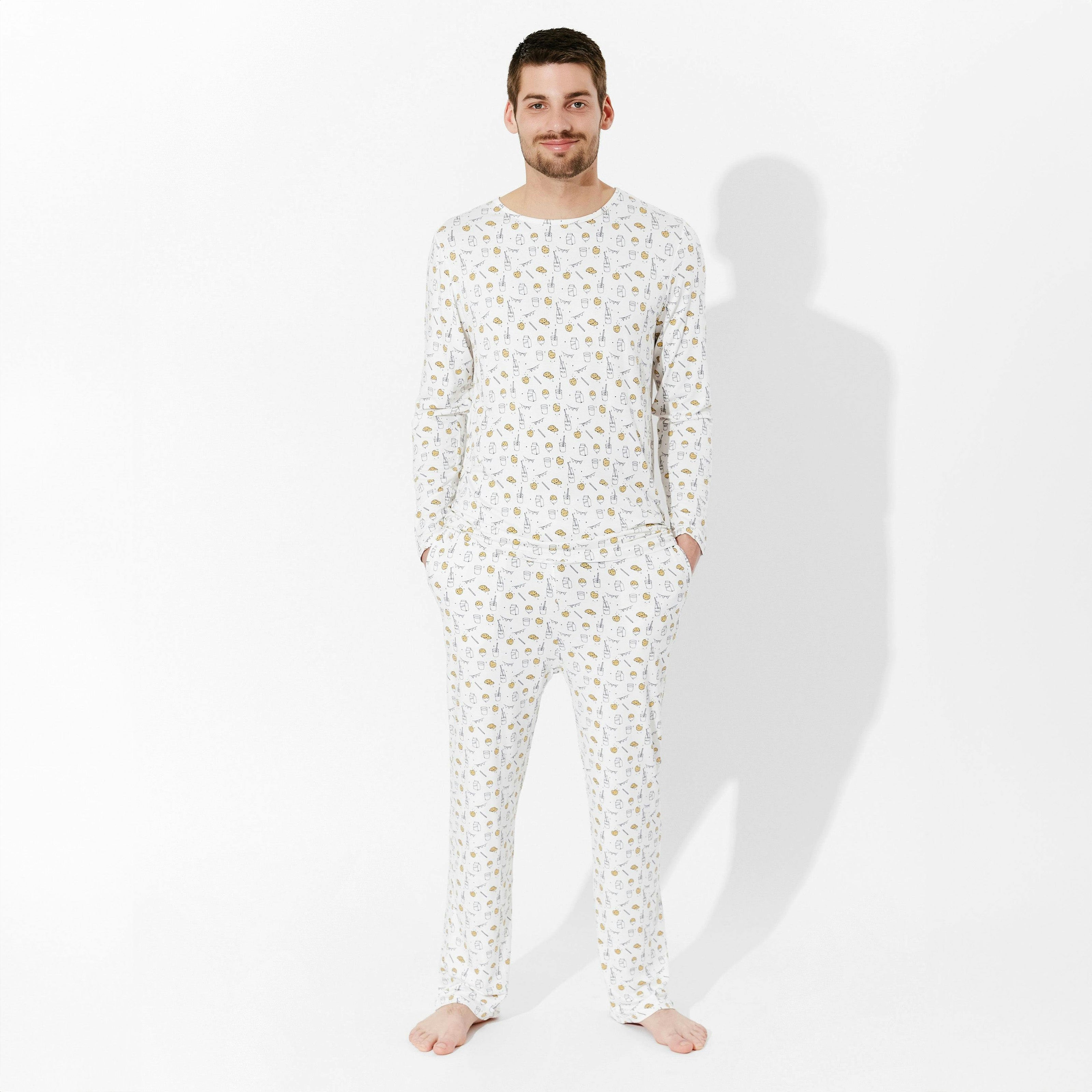 Milk & Cookies Bamboo Men's Pajama Set