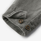 Grey Corduroy Pocket Pants