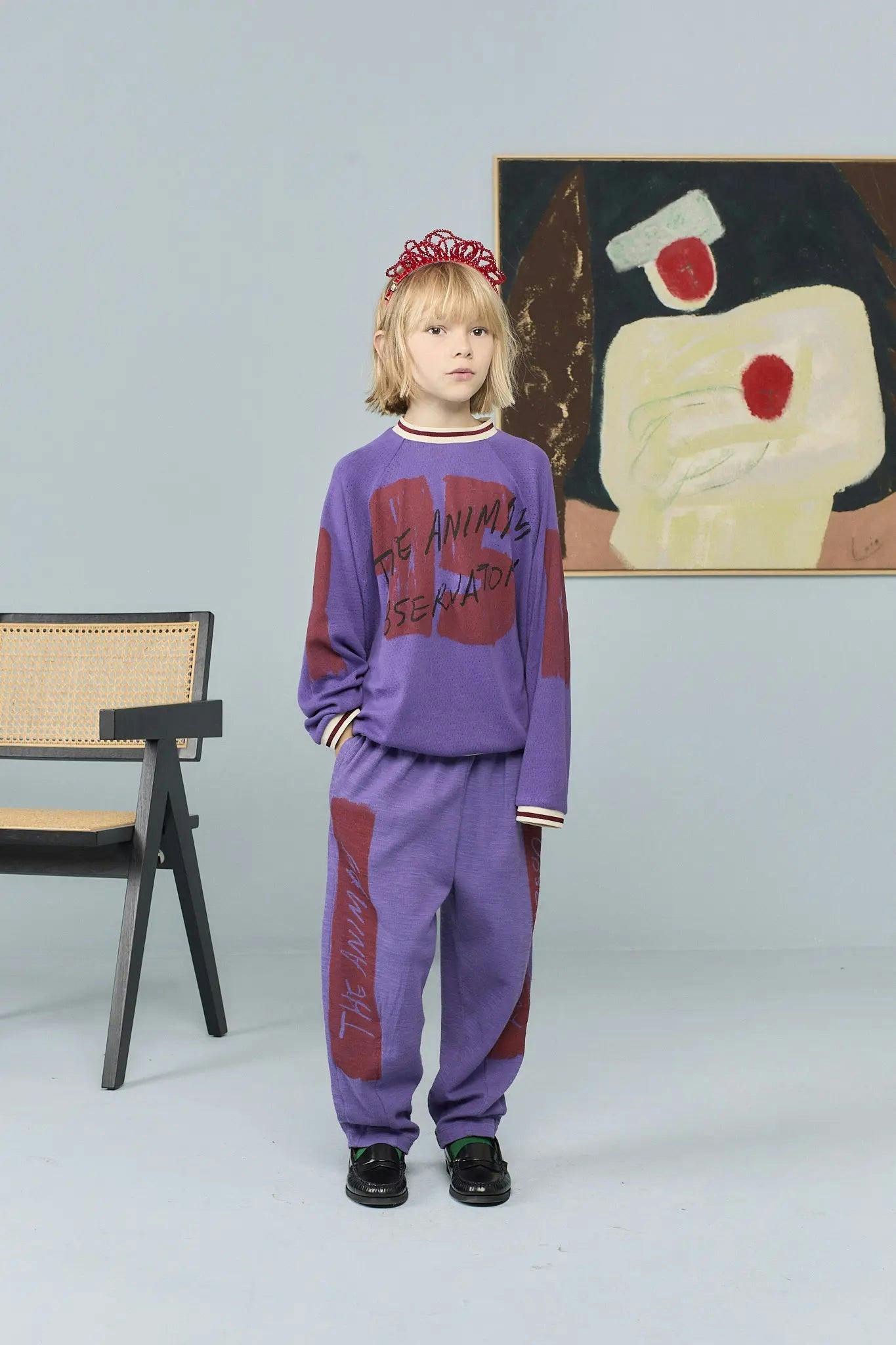 Purple Camaleon Sweatpants