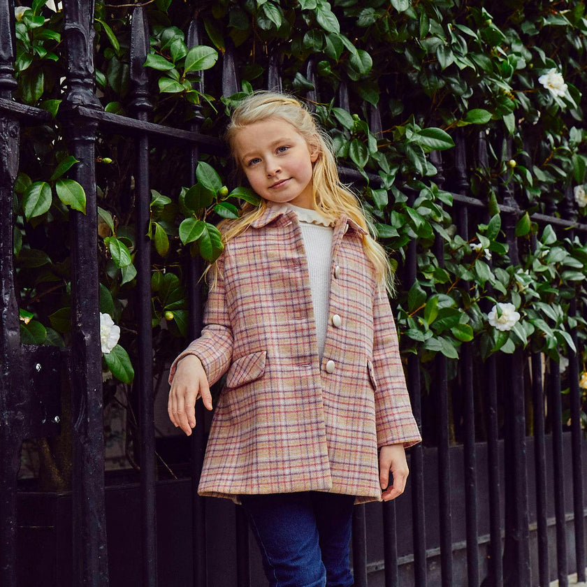Islington Coat - Blossom Check