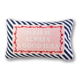 Paris Needlepoint Pillow