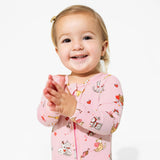 Valentines Kittens Bamboo Convertible Footie