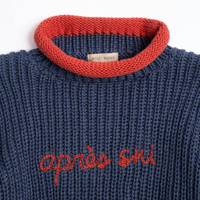 Apres Ski Sweater in Midnight Blue