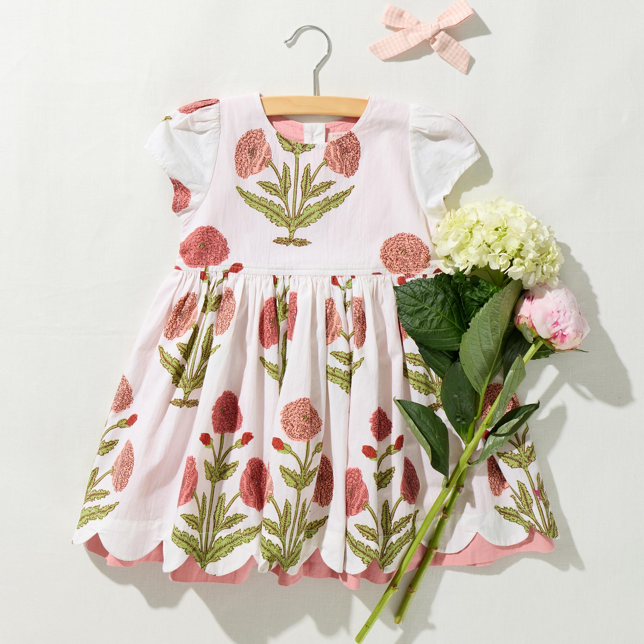 Girls Marisol Dress - Rose Dandelion