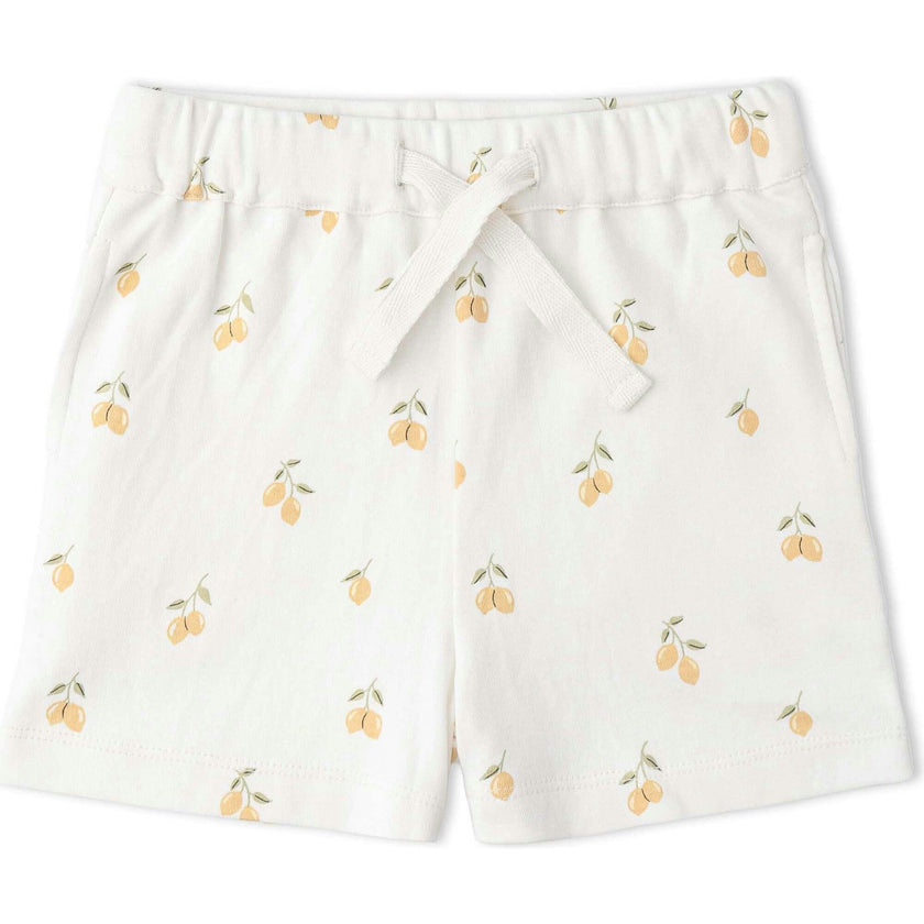 Organic Tee & Shorts Set - Lemons