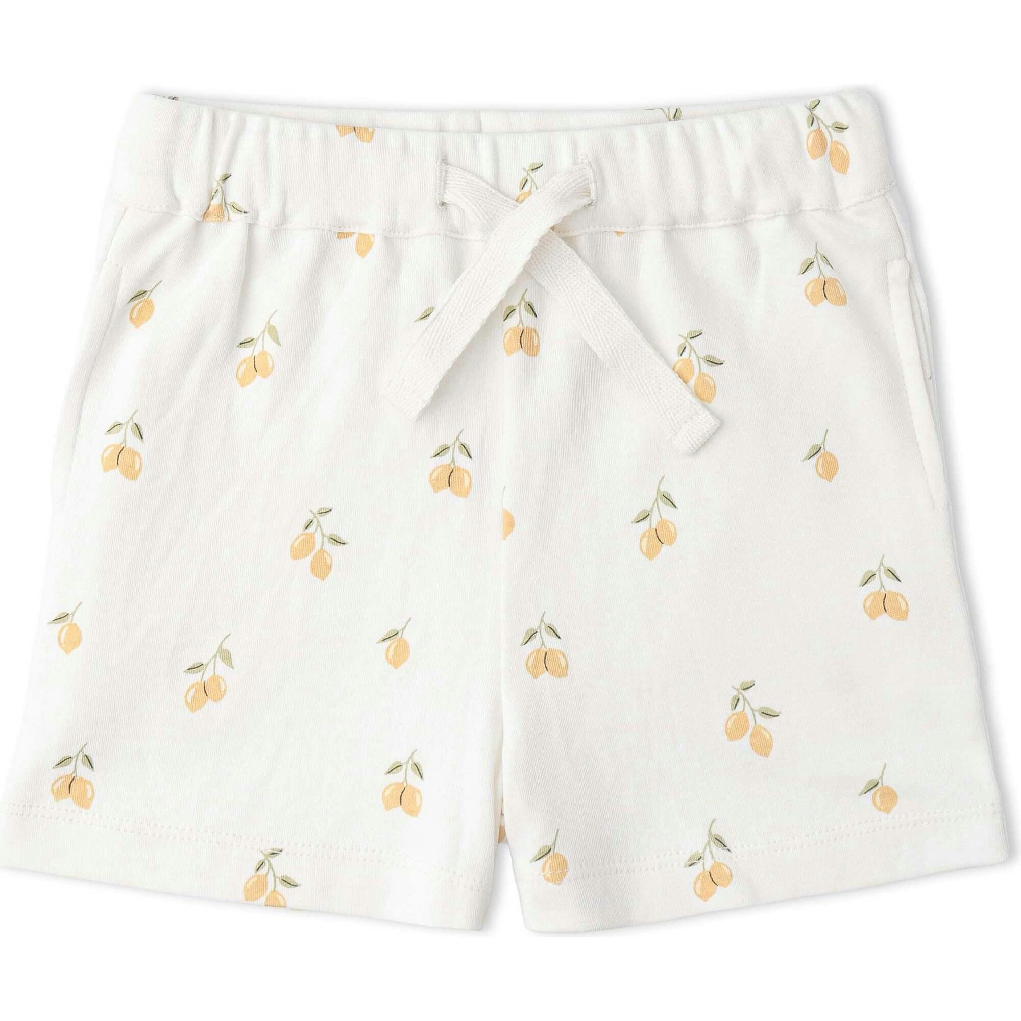 Organic Tee & Shorts Set - Lemons