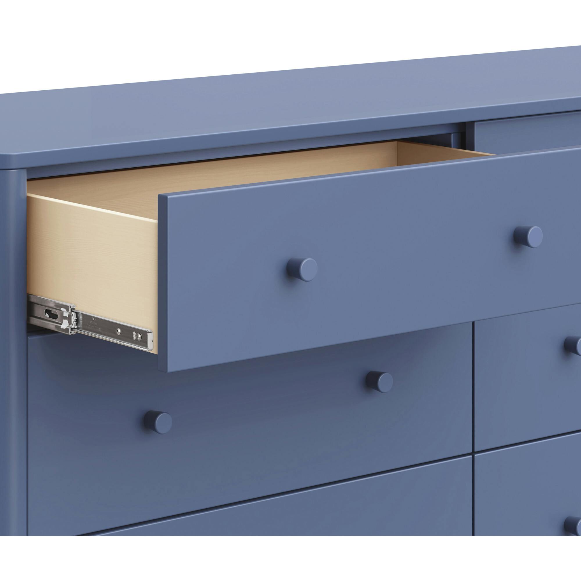 Swell 6-Drawer Assembled Dresser in Cove Blue