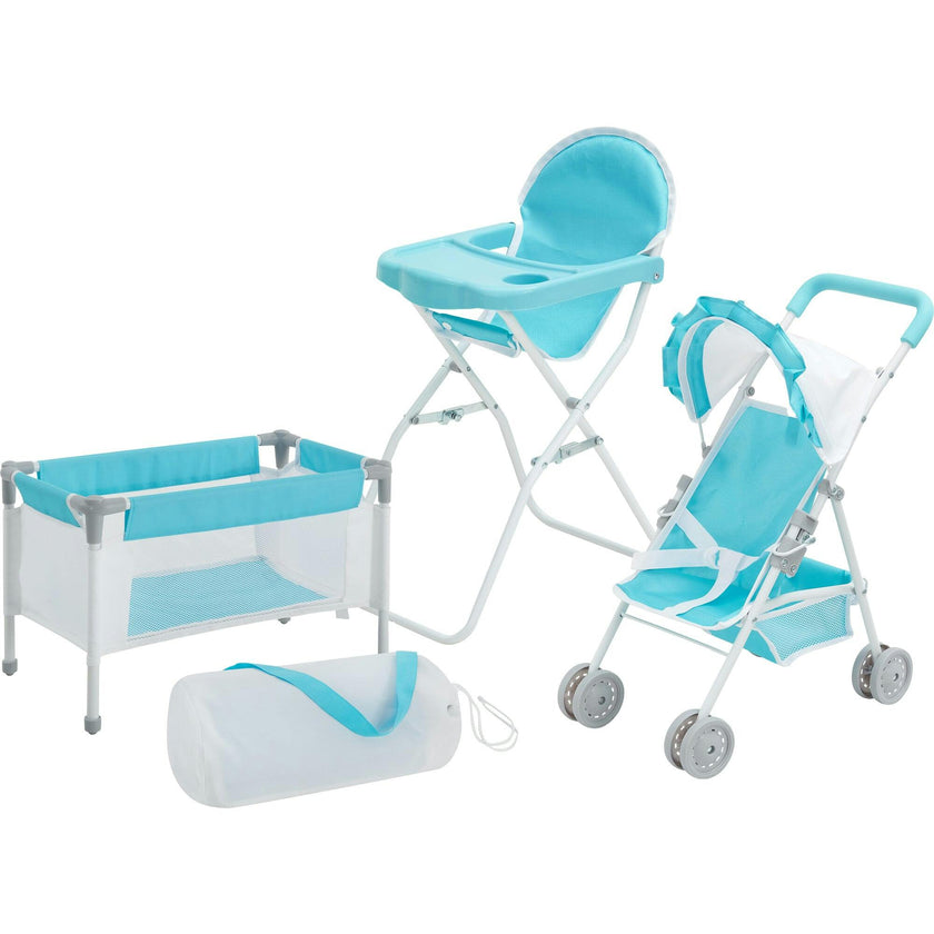 Olivia's Little World Baby Doll 3pc Nursery Set