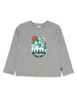 Adventure Ls Tee - Heather Grey
