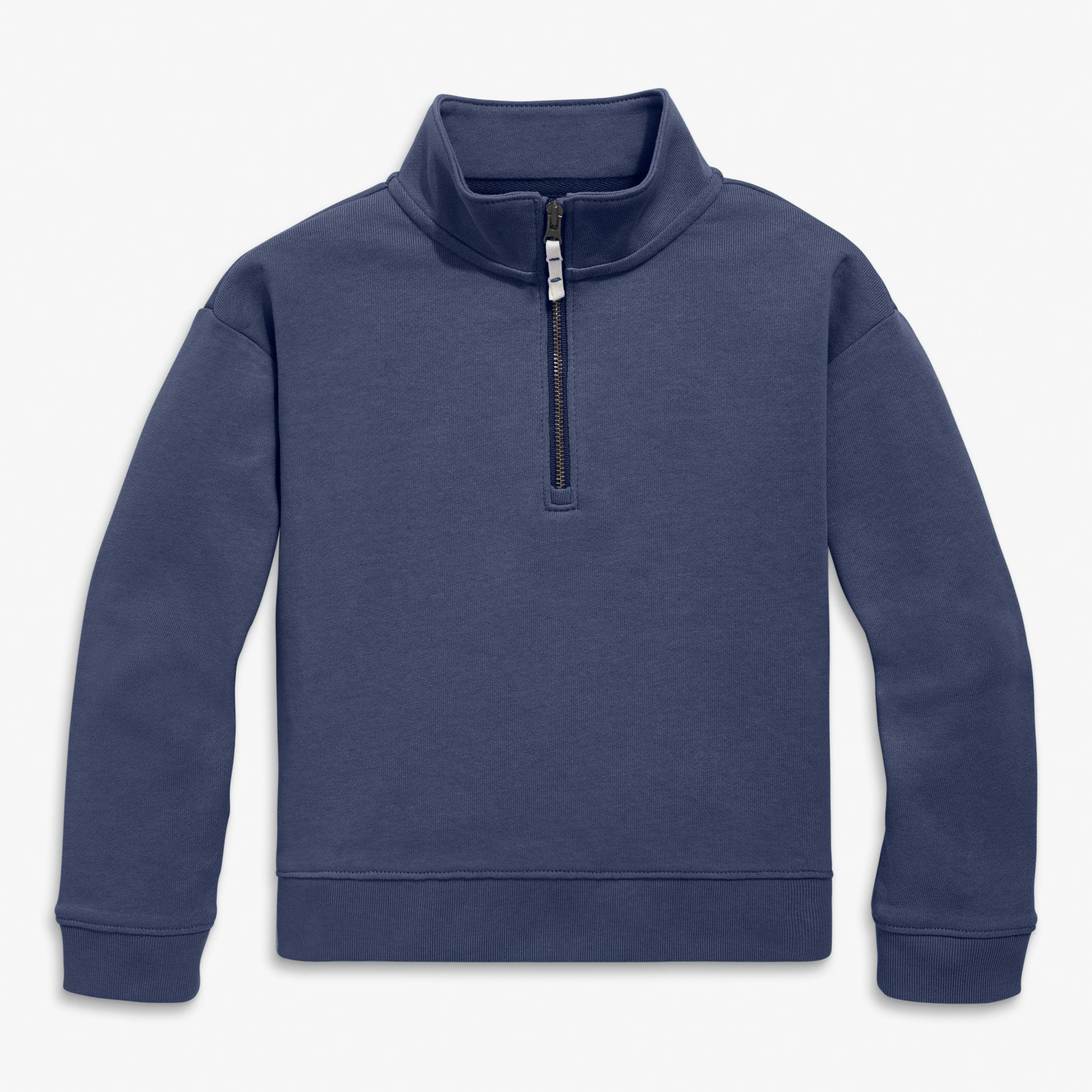 Kids quarter zip sweatshirt