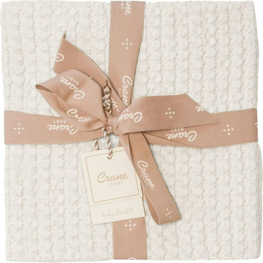 Birch Waffle Knit Blanket