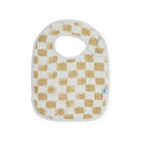 Cotton Muslin Classic Bib 3 Pack - Adobe Checker