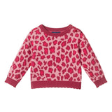 Infant Girls 3-Piece Sweater Set | Pink Leopard