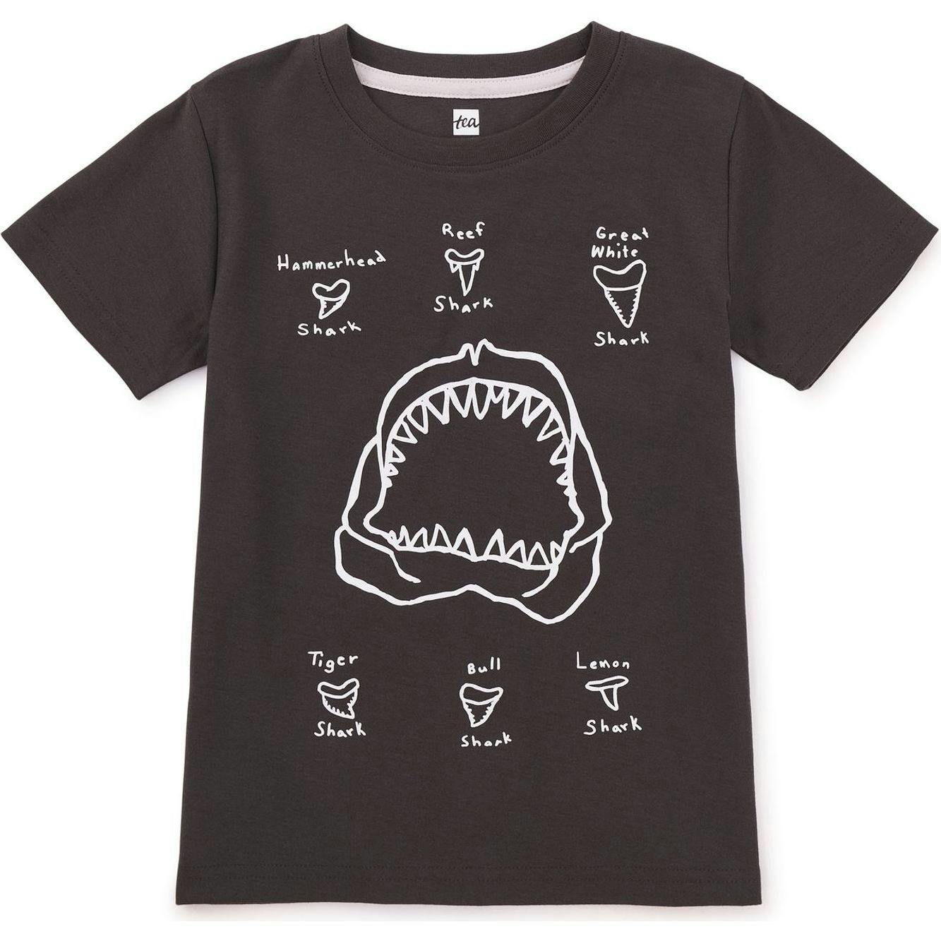 Tooth Graphic Tee, Grey