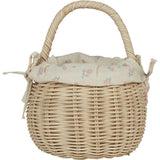 Rattan Berry Basket with Lining – Pansy