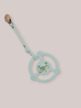 Studio Oh! Silicone Teether Ring With Detachable Clip