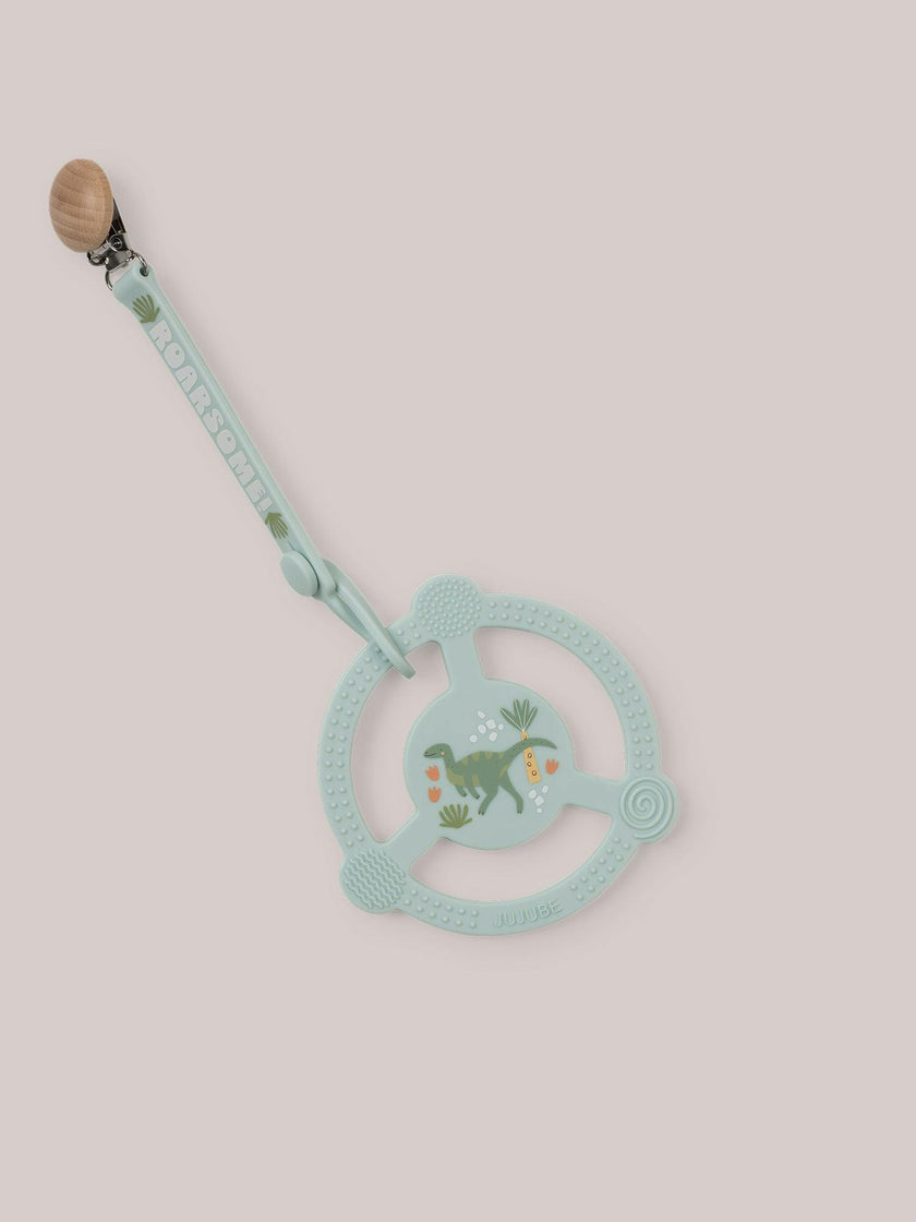 Studio Oh! Silicone Teether Ring With Detachable Clip