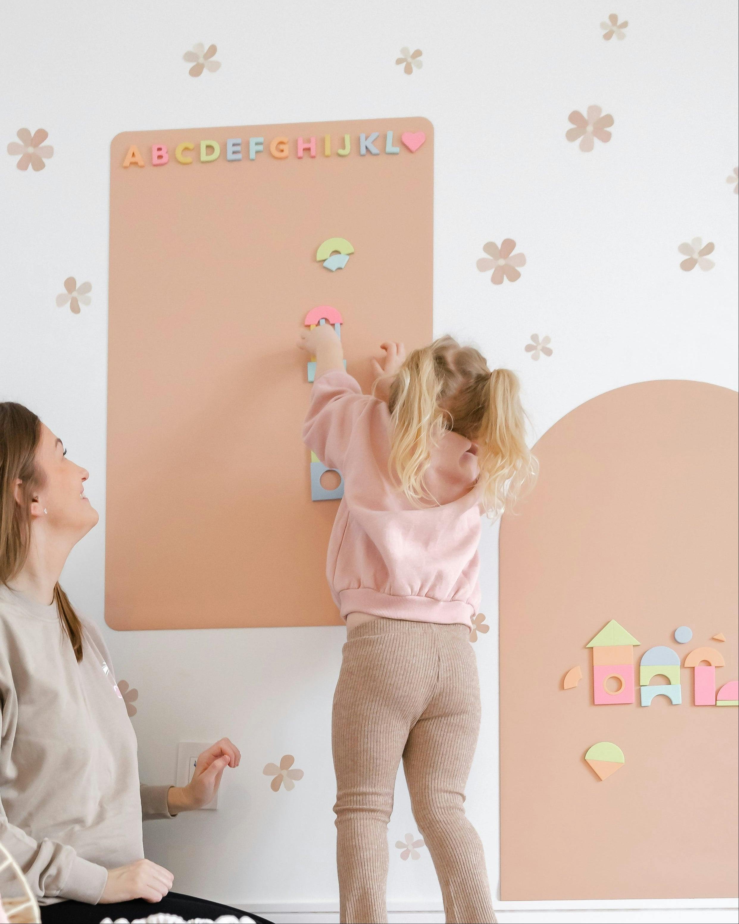 Magic Playwall - Rectangle Magnetic Wall Decal for Kids