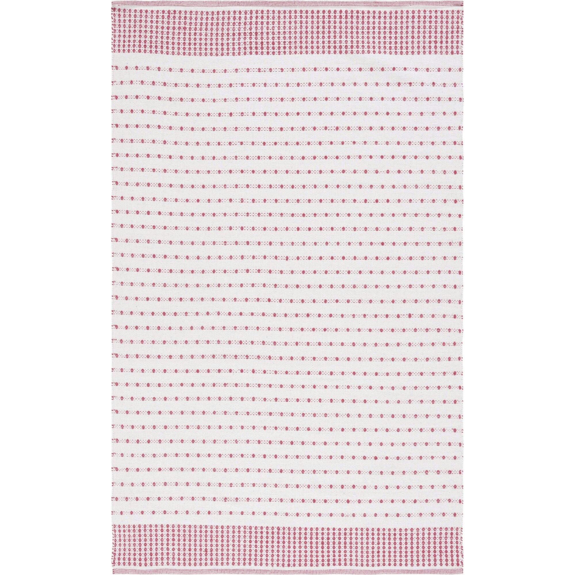 Montauk Dottie Rug, Red