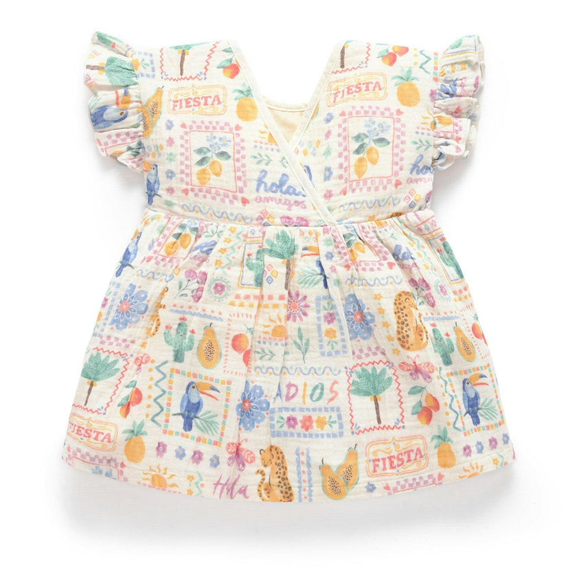 Postcard Dress Postcard Print