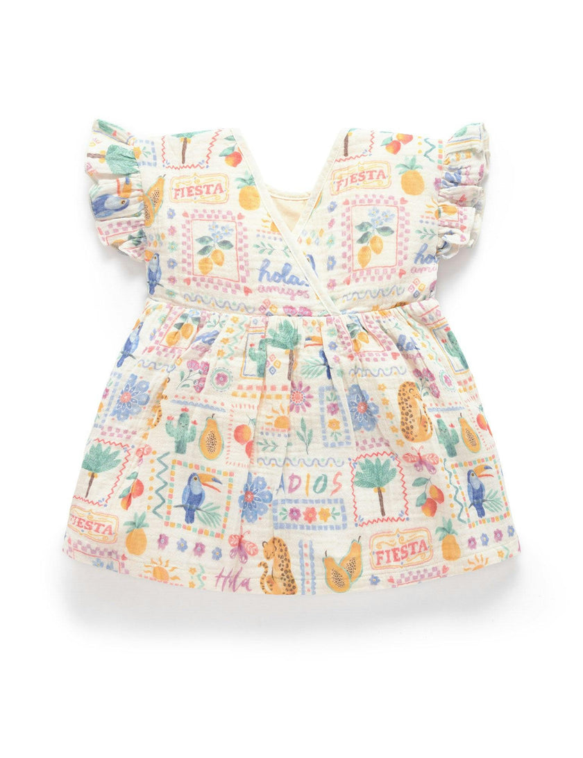 Postcard Dress Postcard Print