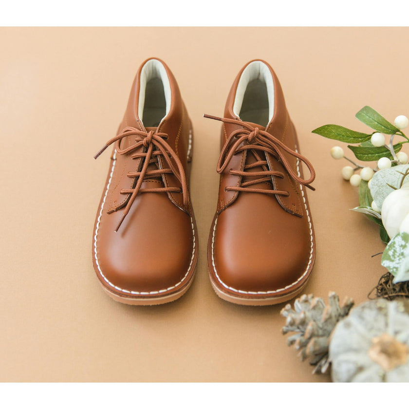 Tuck Mid-Top Lace Up Shoe