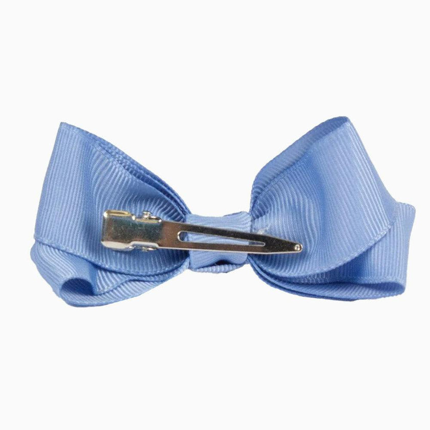 Large Bow Hair Clip in French Blue