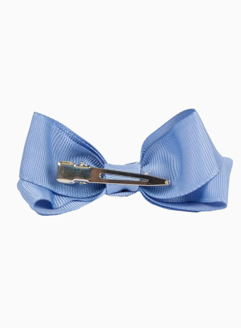 Large Bow Hair Clip in French Blue
