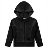 Velour Hoody Cardigan